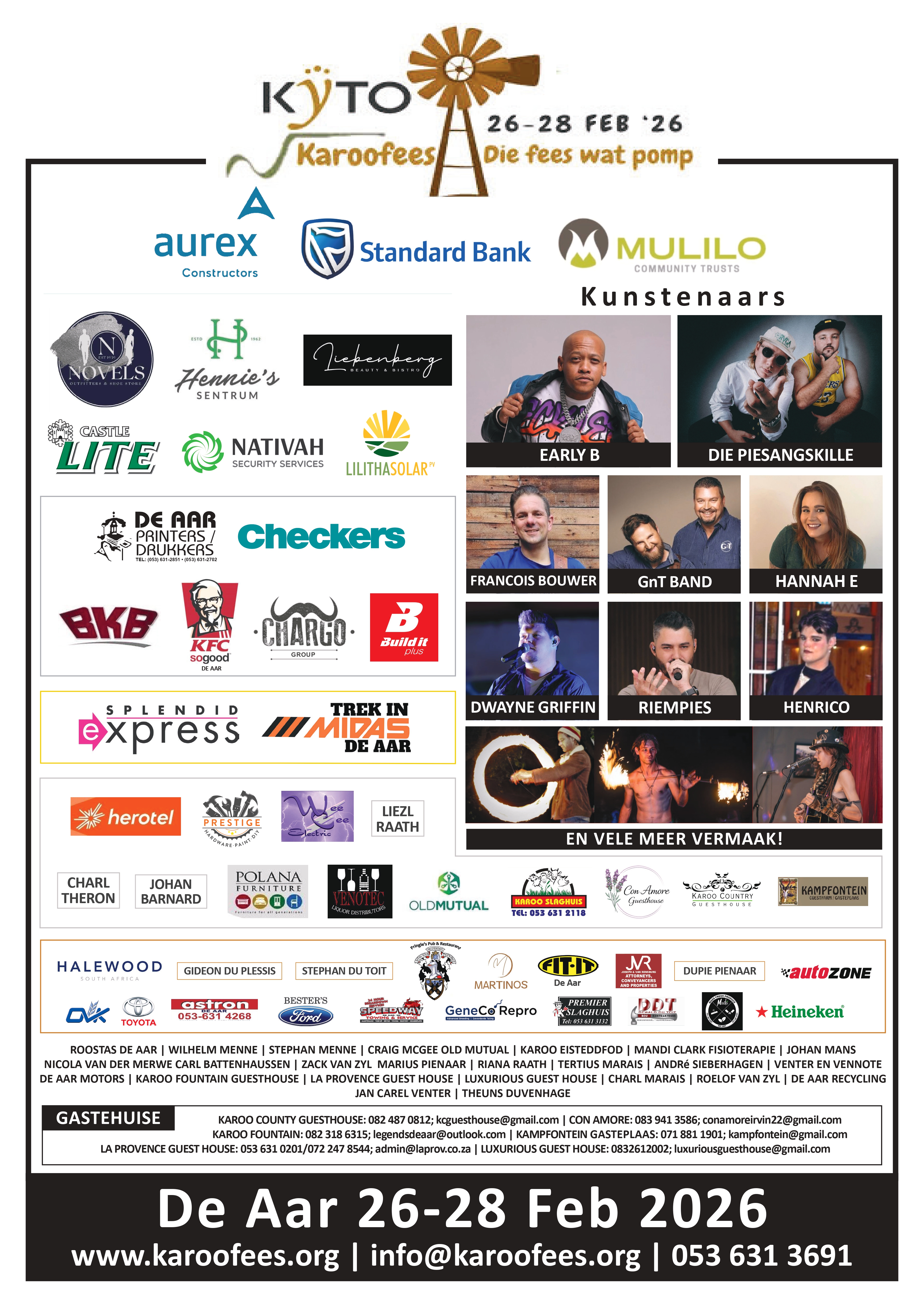 Karoofees 2026